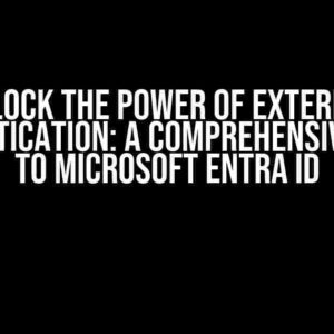 Unlock the Power of External Authentication: A Comprehensive Guide to Microsoft Entra ID